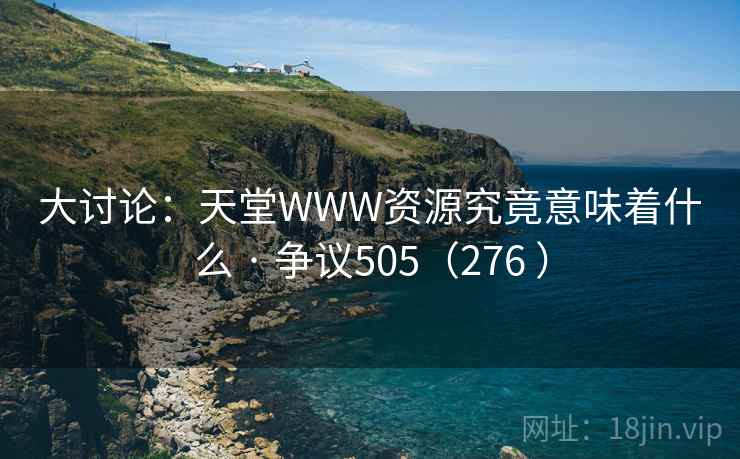 大讨论：天堂WWW资源究竟意味着什么 · 争议505（276 ）
